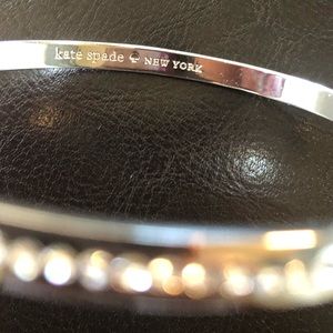 Kate Spade silver diamond bracelet